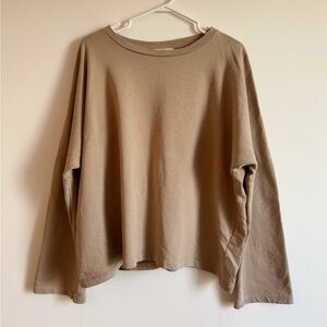 Zara Cropped Beige Sweater